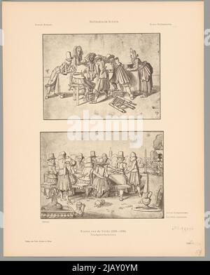 Bliżej Kultury Ferdinand Schenk Verlag für Kunst und Kunstfäwer, Vienna, Velde, Esaias van de (1587 1630) Foto Stock