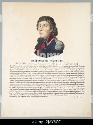 Kościuszko Tadeusz [Tadeusz Kościuszko] Horwart, Ludwik (Fl. 1824 1837), litografia di Józef Kości (Varsavia) Foto Stock