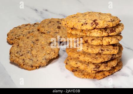 biscotti choc n nut Foto Stock
