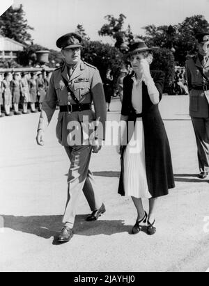 Duca e Duchessa di Gloucester - Governatore Generale dell'Australia. Febbraio 01, 1945. Foto Stock