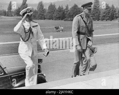 Duca e Duchessa di Gloucester - Governatore Generale dell'Australia. Novembre 07, 1946. Foto Stock