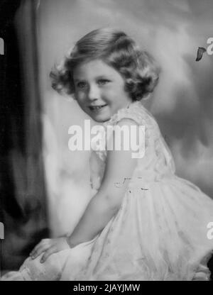 Principessa Margaret Rose. Agosto 18, 1937. (Foto di Marcus Adams). Foto Stock