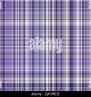 Colore tartan diagonale viola peri dell'anno texture motivo senza cuciture. Gingham tonale, grunge controllare texture sfondo trendy. Lavaggio bianco e blu tenue Foto Stock