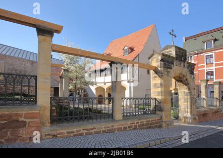 Luther&#39;il luogo di nascita a Lutherstadt Eisleben, Sassonia-Anhalt, Germania Foto Stock