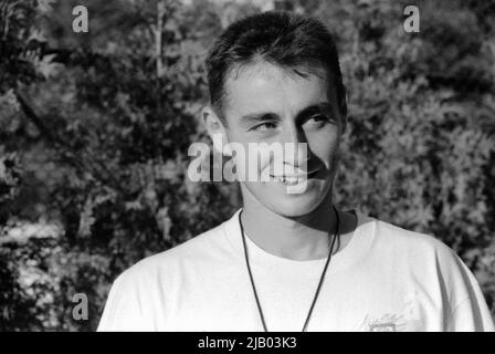 Tennista rumeno Dinu Pescariu, circa 1991 Foto Stock