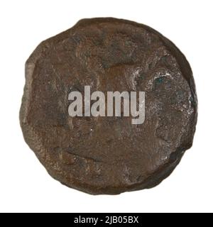 Grecia, Egitto, Tolomeo VIII (145 116), Cipro, menta indeterminata, bronzo (AE) Mint Alessandria, Tolomeo VIII (145 116) Foto Stock