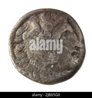 Grecia, Macedonia, Aleksander III Wielki (336 323), Indefined Mint, Drachma, Silver Aleksander III Wielki (356 323 a.C.) Foto Stock