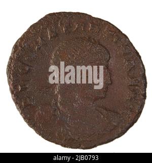 Impero Romano, Constantio II (337 361); Sise; bronzo (AE3) stabile 2, Menna Trier Foto Stock