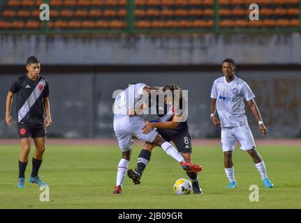 Salvador, Brasile. 01st giugno 2022. BA - Salvador - 06/01/2022 - BRASILE U17 CUP, BAHIA X VASCO - JP Vasco giocatore durante una partita contro Bahia allo stadio di Pituacu per il campionato Copa do Brasil U17 2022. Foto: Jhony Pinho/AGIF/Sipa USA Credit: Sipa USA/Alamy Live News Foto Stock