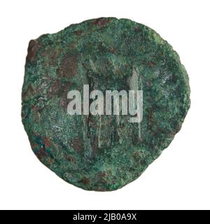 Grecia, Kimerian Bospor, PantiKapajon, fine del secondo inizio del primo secolo AC, bronzo (AE) Panticapaeum Foto Stock