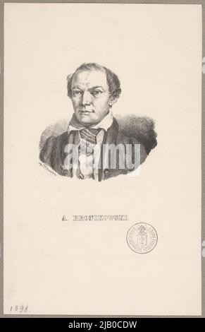Alexander August Ferdinand von Oppeln Bronikowski (anche Aleksander August Ferdynand Bronikowski, 1783 Dresda 1834 Dresda) del proprio stemma scrittore, autore di romanzi storici, maggiore dell'esercito polacco del regno polacco A. Bronikowski Unknown, Gerson, Wojciech (1831 1901) Foto Stock