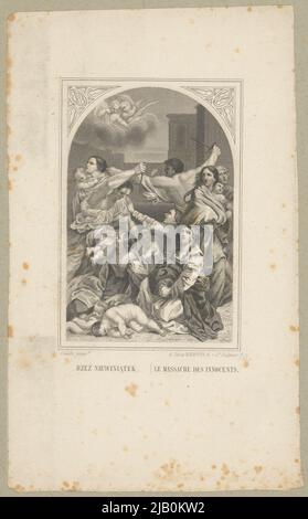 Massacro degli Innocenti Bertin, Francis Edoudard (1797 187 187 187), Ruc, Guida, Guidi, Guido (1575 1642) Foto Stock