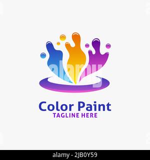 Logo colorato Illustrazione Vettoriale