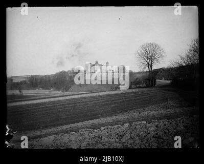 Castello di Nowy Wiśnicz Lubomirski, vista generale sconosciuta Foto Stock