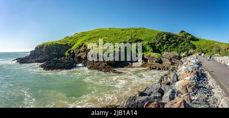 Coffs Harbour, NSW, Australia - Riserva Naturale dell'Isola di Muttonbird Foto Stock