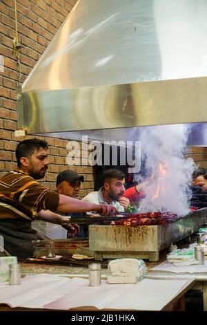 8 maggio 2022 Diyarbakir Turchia. Famoso ristorante Liver kebab a Diyarbakir Foto Stock
