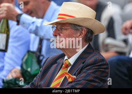 Londra, Regno Unito. 02nd giugno 2022. I fan dell'Inghilterra arrivano a Lords Credit: News Images /Alamy Live News Foto Stock