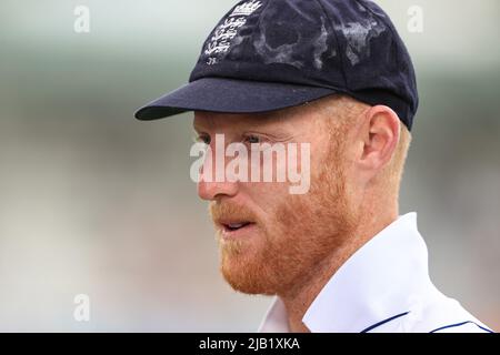 Londra, Regno Unito. 02nd giugno 2022. Capitano ben Stokes d'Inghilterra a Londra, Regno Unito il 6/2/2022. (Foto di Mark Cosgrove/News Images/Sipa USA) Credit: Sipa USA/Alamy Live News Foto Stock