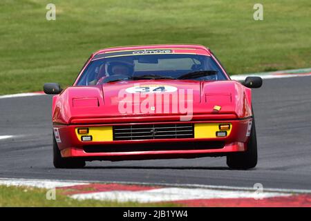 Gary Culver, Ferrari 328 GTB, Youngtimer Touring Car Challenge, un eclettico mix di: Auto da turismo, auto sportive, prototipi, le Mans auto da Grande BRI Foto Stock