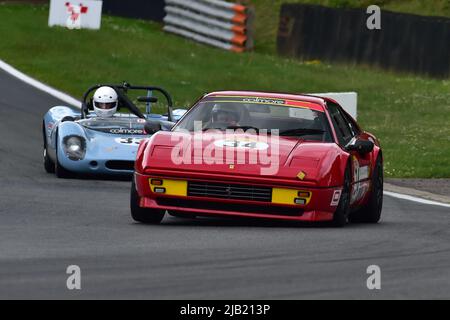 Gary Culver, Ferrari 328 GTB, Youngtimer Touring Car Challenge, un eclettico mix di: Auto da turismo, auto sportive, prototipi, le Mans auto da Grande BRI Foto Stock