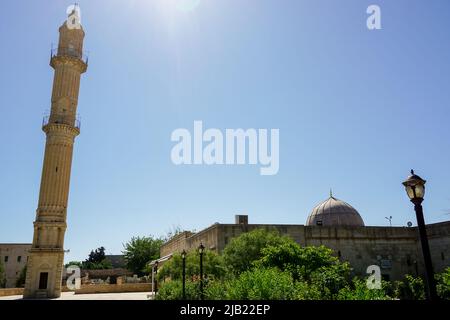 11 maggio 2022. Şırnak Nusaybin Turchia. Moschea di Zeynel Abidin e la tartarica a Nusaybin Foto Stock