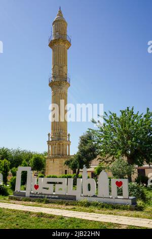 11 maggio 2022. Şırnak Nusaybin Turchia. Moschea di Zeynel Abidin e la tartarica a Nusaybin Foto Stock