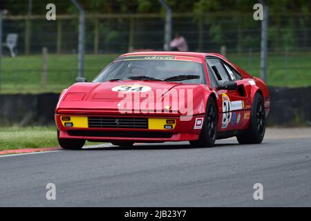 Gary Culver, Ferrari 328 GTB, Youngtimer Touring Car Challenge, un eclettico mix di: Auto da turismo, auto sportive, prototipi, le Mans auto da Grande BRI Foto Stock