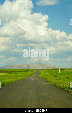 Belle strade di campagna della Turchia sud-orientale Foto Stock