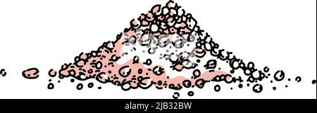 manciata di schizzo di sale vettore disegnato a mano Illustrazione Vettoriale