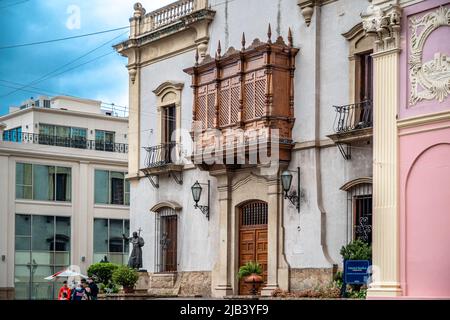 Argentina, Salta - Aprile 14. 2022: Cattedrale di Salta Foto Stock