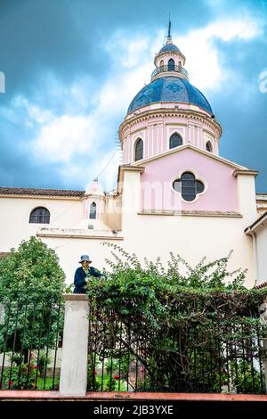 Argentina, Salta - Aprile 14. 2022: Cattedrale di Salta Foto Stock