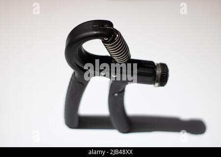 Pinza manuale nera Foto Stock