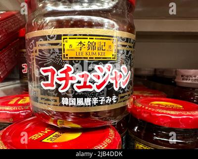 Lee Kum Kee Gochujang salsa di pasta di peperoncino Foto Stock