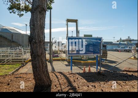 Città di Brookings Wastewater impianto di trattamento. Foto Stock