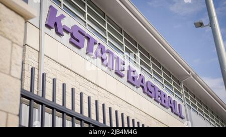 Manhattan, KS - 21 maggio 2022: Campus universitario della Kansas state University Wildcats Foto Stock