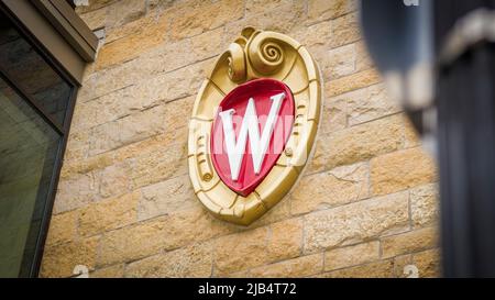 Madison, WISCONSIN - 24 maggio 2022: Campus universitario della University of Wisconsin Foto Stock