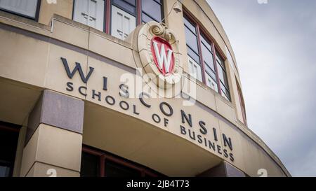 Madison, WISCONSIN - 24 maggio 2022: Campus universitario della University of Wisconsin Foto Stock