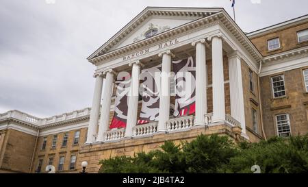 Madison, WISCONSIN - 24 maggio 2022: Campus universitario della University of Wisconsin Foto Stock