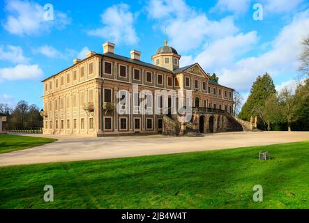 Palazzo Barocco favorito a Rastatt-Foerch, costruito nel 1710, 1730 da Johann Michael Ludwig Rohrer come un palazzo di piacere per Margravine Sibylla Augusta di Foto Stock