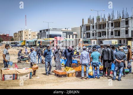 Giorno del mercato - viste Foto Stock