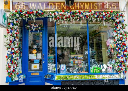 LONDRA, UK - 03 GIUGNO 2022: Chelsea in Bloom è una mostra annuale di fiori con le più spettacolari esposizioni floreali Foto Stock