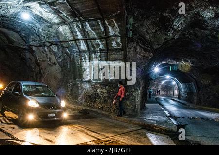 Tunnel di transito sotterraneo, Guanajuato, Messico. Foto Stock