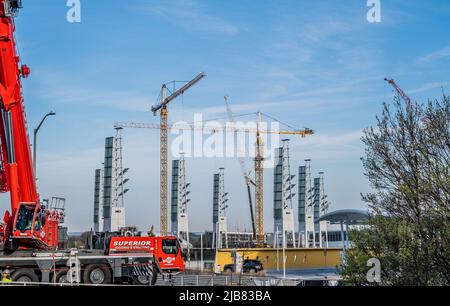 ATLANTA, GEORGIA - 22 marzo 2022: Dai massicci miglioramenti delle infrastrutture che hanno portato alle Olimpiadi del 1996, Atlanta è diventata una delle Foto Stock