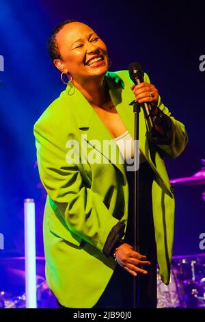 Milano, Italia, 3rd giugno 2022, Emeli Sandè in concerto a Santeria, Mairo Cinquetti/Alamy Live News Foto Stock