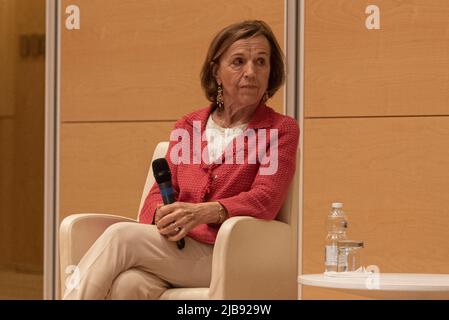 Torino, Italia. 3rd giugno 2022. Economista italiano ed ex ministro del lavoro Elsa Fornero ha parlato al Festival Internazionale dell'Economia di Torino. (Credit Image: © Matteo Secci/ZUMA Press Wire) Credit: ZUMA Press, Inc./Alamy Live News Foto Stock