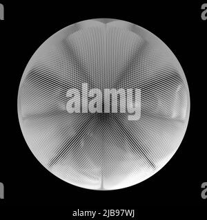 astratto sfera sfondo bianco grigio colore semplice design per il tuo progetto. 3d rendering Foto Stock