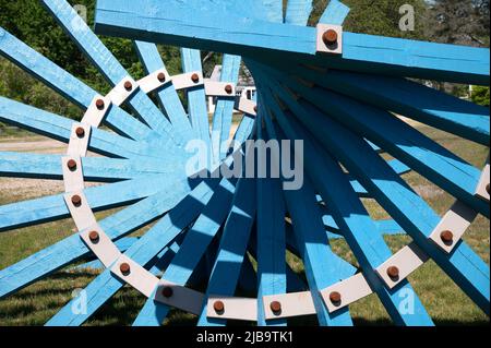 Museo di Belle Arti di Cape Cod esposizione di sculture sul terreno. Dennis, Massachusetts, a Cape Cod, USA Foto Stock