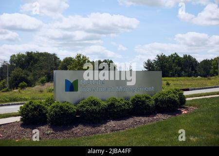 Whippany, NJ, Stati Uniti. 30 maggio 2022: Sede centrale MetLife in New Jersey. Edificio aziendale. MetLife è il più grande assicuratore di vita in termini di vita Foto Stock