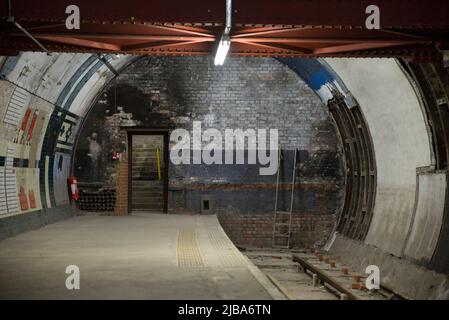 Stazione di Aldwych tubę Foto Stock