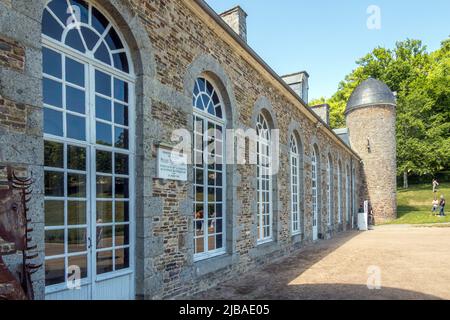 Francia, Normandia, Suisse Normande. Château de Pontécoulant. Foto Stock